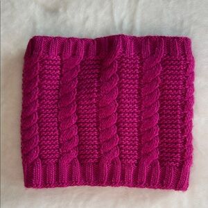 New Michael Kors Vibrant Pink Knit Neck Warmer
